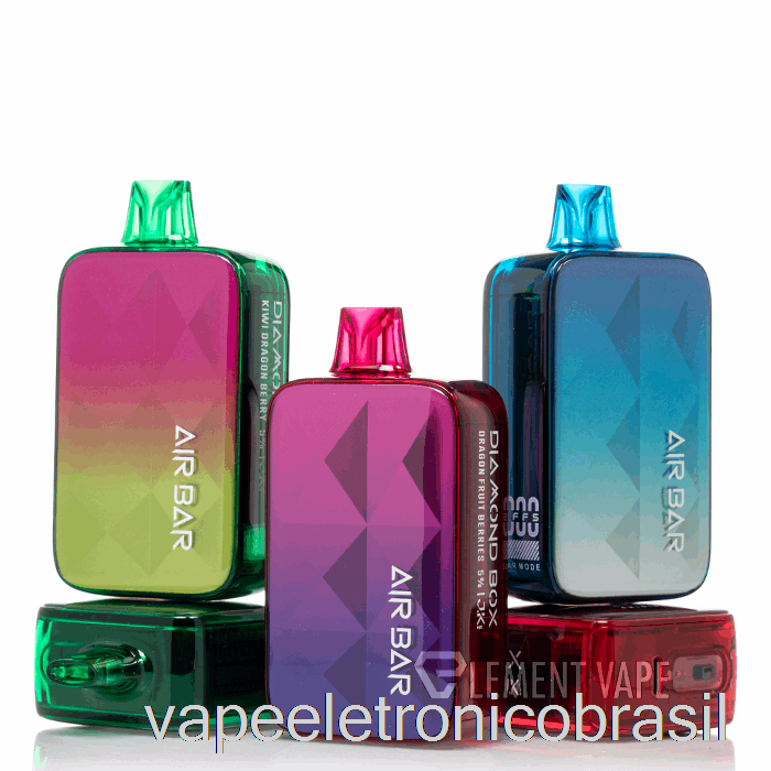 Vape Eletrônico Air Bar Diamante Caixa 20000 Bagas Descartáveis ​​explosão